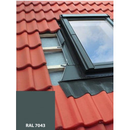 Tetőablak, nyílás  55x78 cm (550x780 mm)  SZÜRKE  profilozott tetőfedéshez