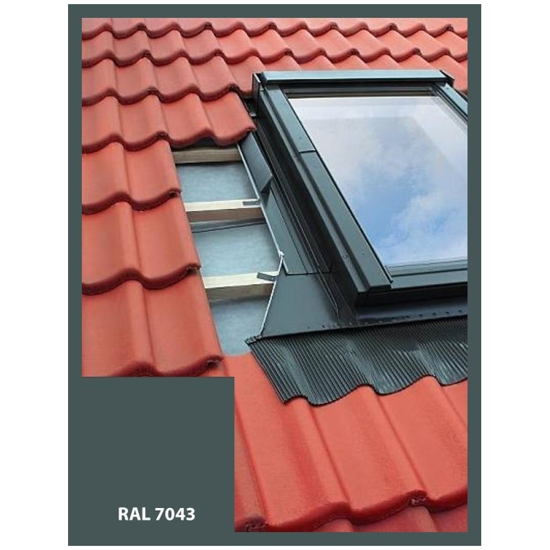 Tetőablak, nyílás  55x78 cm (550x780 mm)  SZÜRKE  profilozott tetőfedéshez