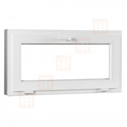 Plastové okno  90x50 cm (900x500 mm)  bílé  sklopné