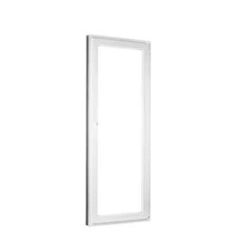 Műanyag ajtó  90x210 cm (900x2100 mm)  fehér  erkély  nyitható és felhajtható  jobbra