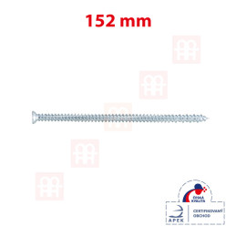 Turbócsavar 7,5 x 152 mm