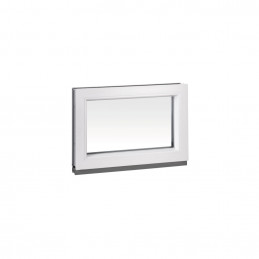 Plastové okno  60x40 cm (600x400 mm)  bílé  fixní (neotvíravé)