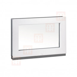 Plastové okno  60x40 cm (600x400 mm)  bílé  fixní (neotvíravé)