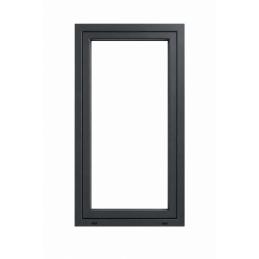 Antracit/fehér bukó műanyag ablak 600 × 900 mm (60 × 90 cm) mellékhelyiségekhez Aplast 60